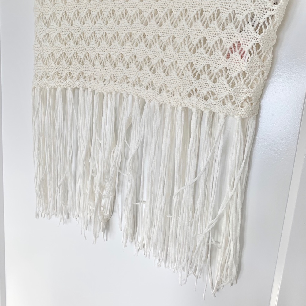 Crochet & Fringe Tank/Cover-Up - Picture 2 of 3
